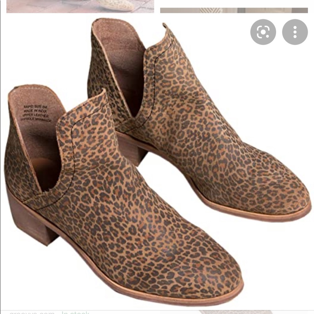 Coconuts Matisse Leopard “Pronto” Ankle Booties